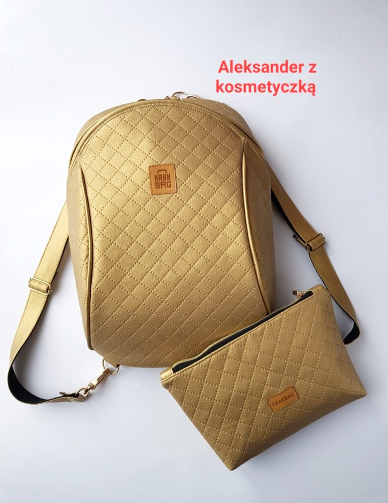 plecak Aleksander z kosmetyczką