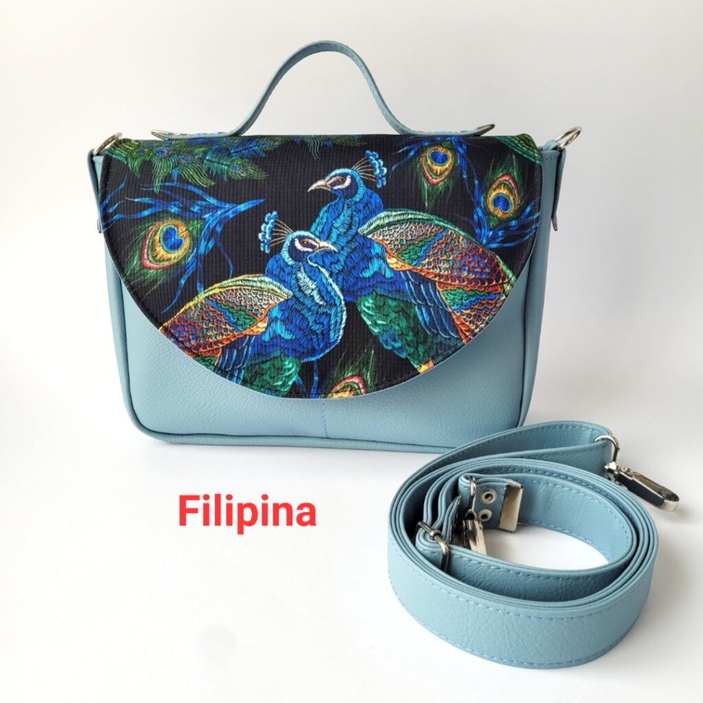 torebka filipina z wymiennymi klapkami