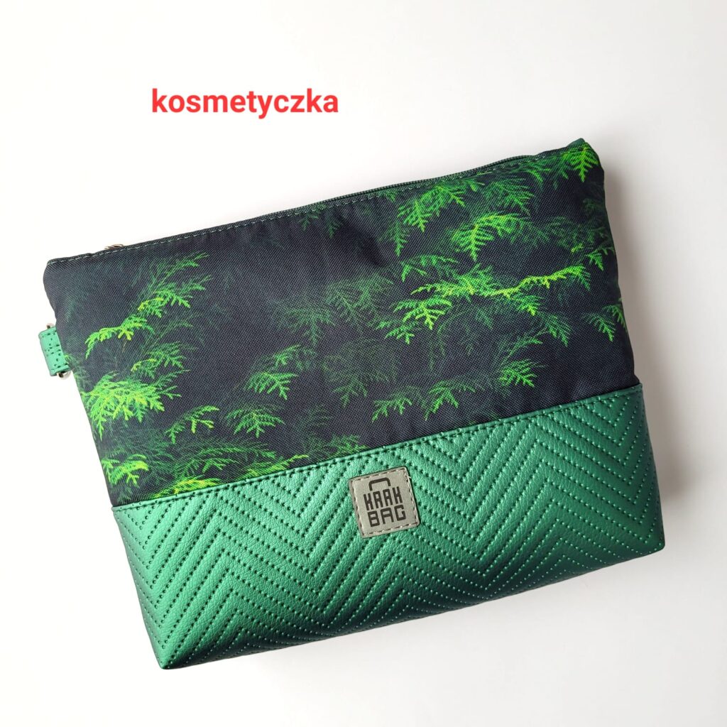 kosmetyczka zielona